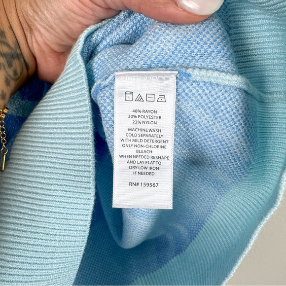 Abstract Psychedelic Swirl Graphic Retro Knit Crewneck Crop Women Sweater Vest - Picture 7 of 7